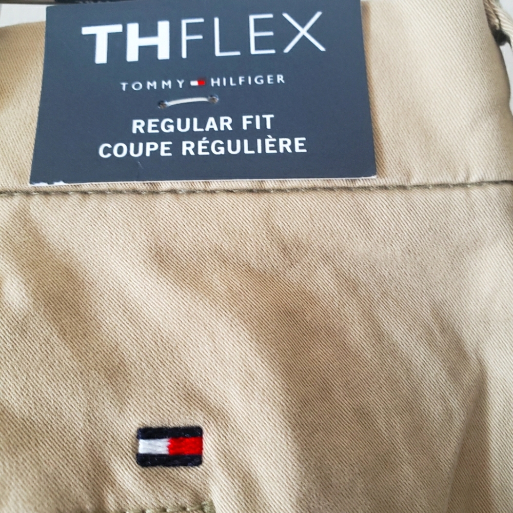 Tommy Hilfiger THFLEX Regular Fit Stretch Chino Men's Dress pants 38W x 34L